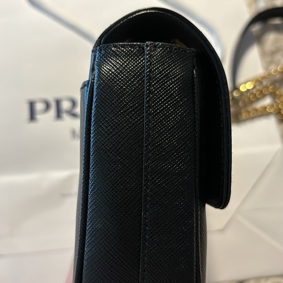 Prada  Saffiano Chain Shoulder Bag - Picture 10 of 13